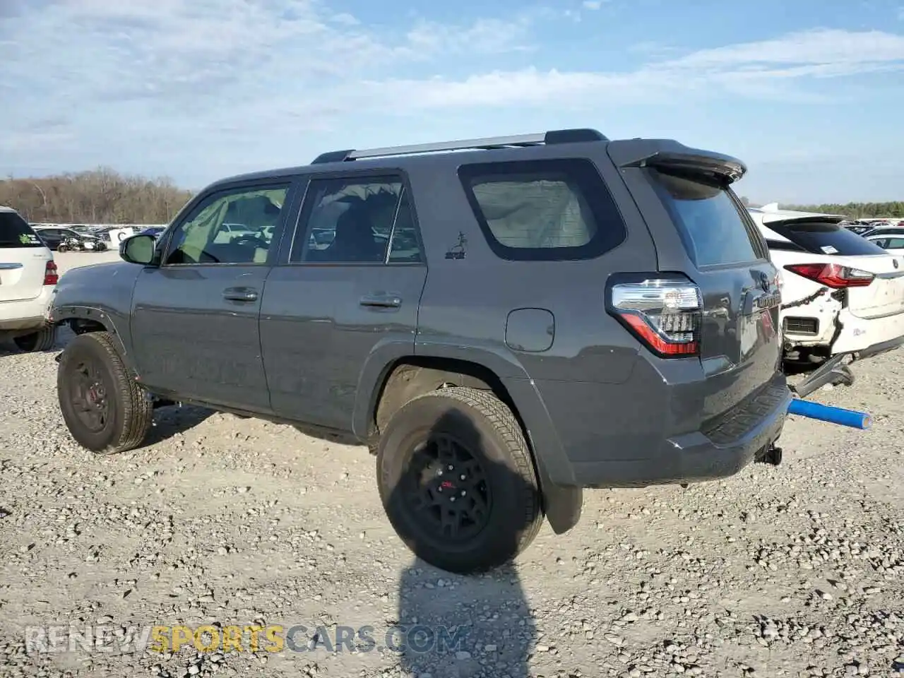 2 Photograph of a damaged car JTEMU5JR0R6291413 TOYOTA 4RUNNER 2024
