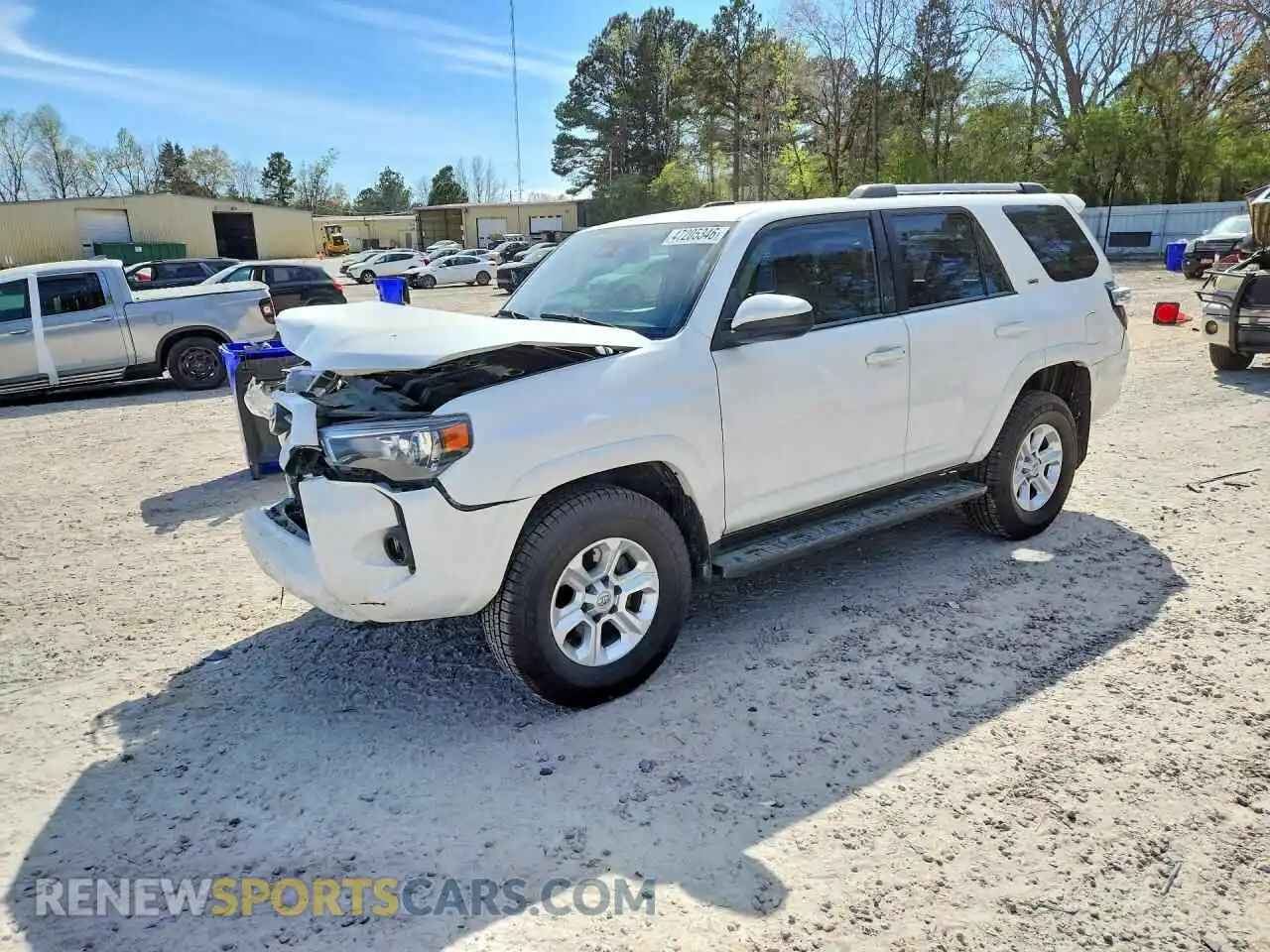 1 Photograph of a damaged car JTEMU5JR1R6247694 TOYOTA 4RUNNER 2024