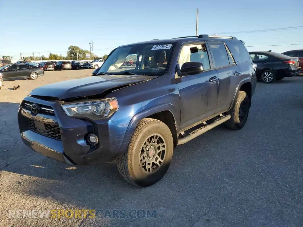 1 Photograph of a damaged car JTEMU5JR9R6233980 TOYOTA 4RUNNER 2024
