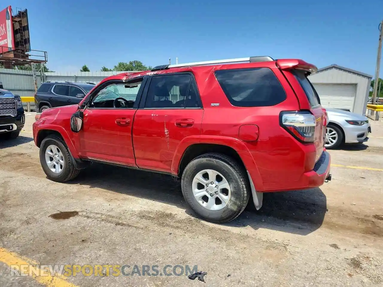 2 Фотография поврежденного автомобиля JTENU5JR2R6218466 TOYOTA 4RUNNER 2024