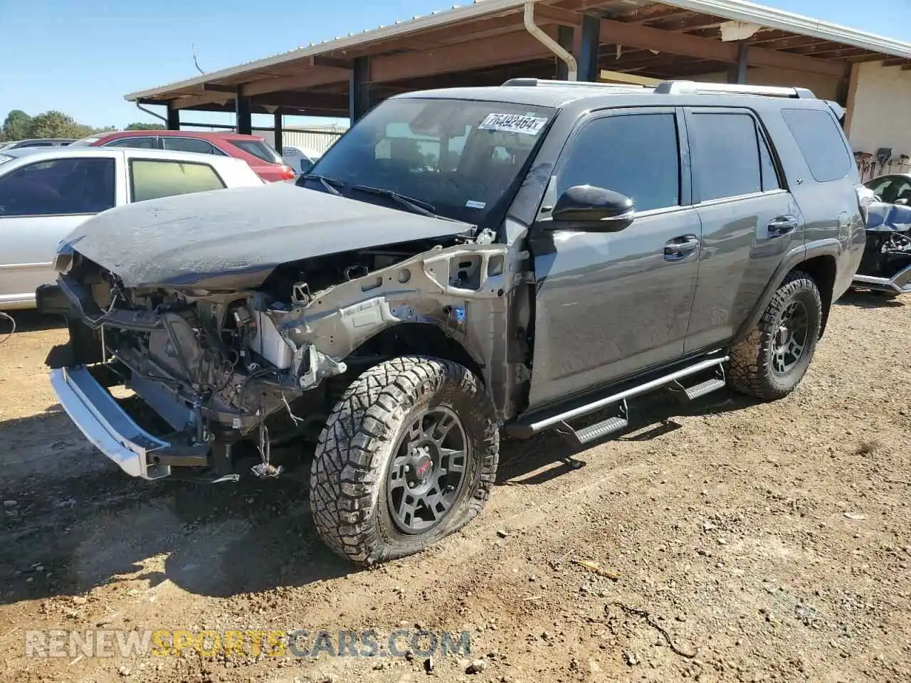 1 Photograph of a damaged car JTENU5JR8R6260737 TOYOTA 4RUNNER 2024