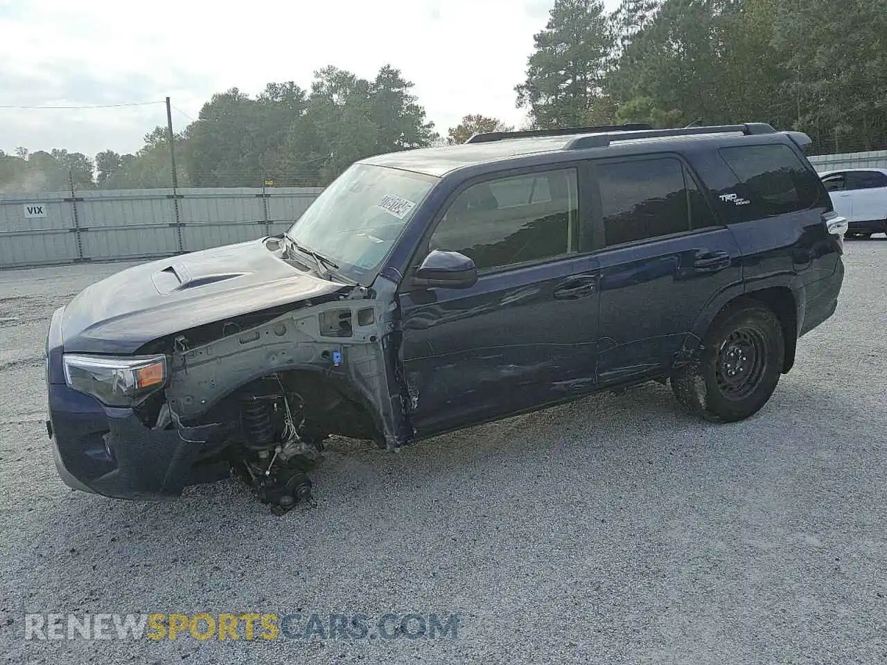 1 Photograph of a damaged car JTEPU5JRXR6232074 TOYOTA 4RUNNER 2024