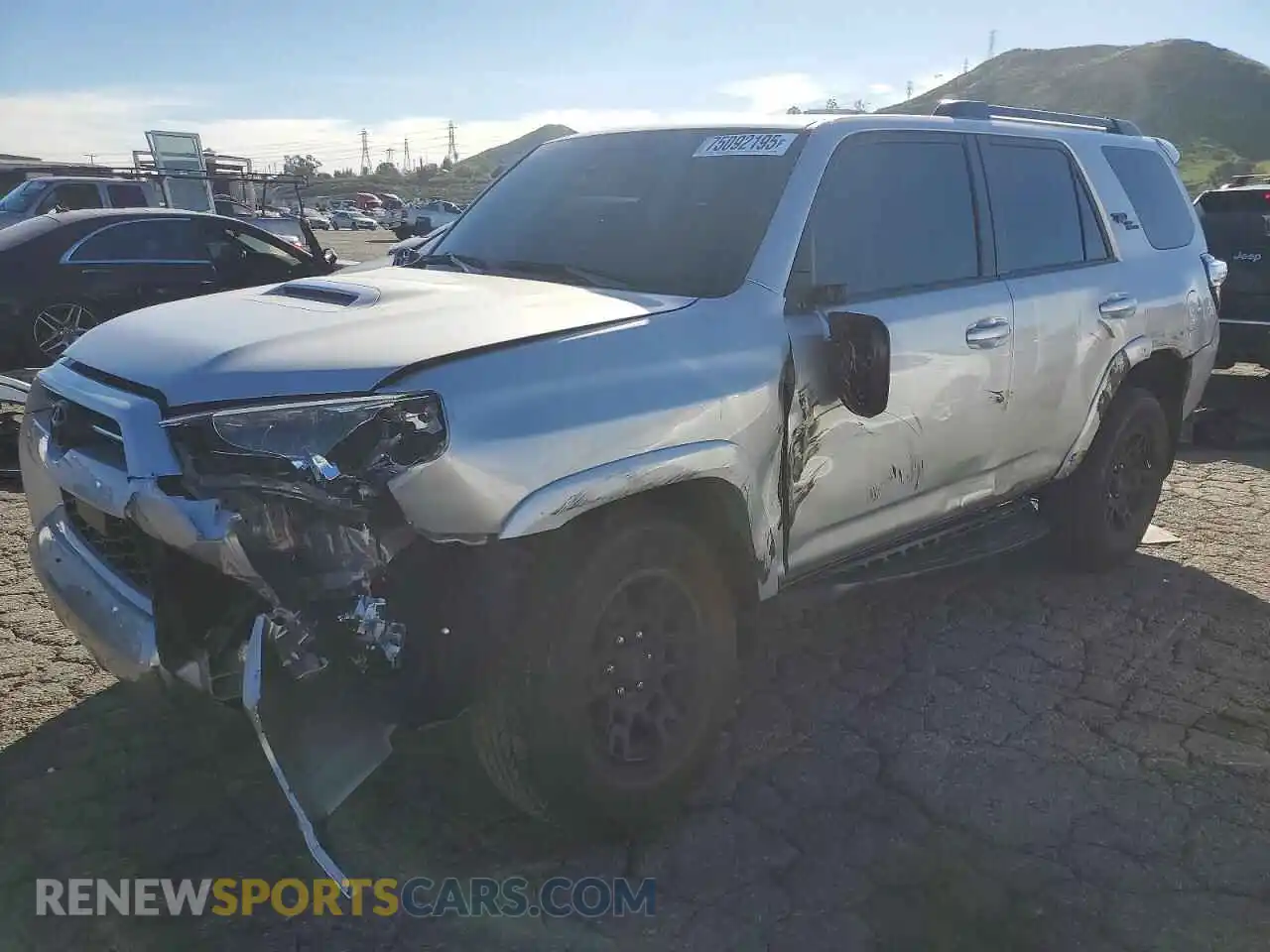 1 Photograph of a damaged car JTERU5JR0R6227085 TOYOTA 4RUNNER 2024