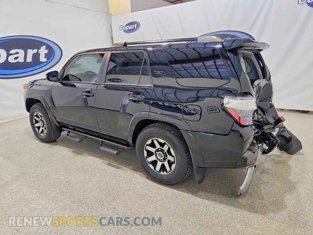 2 Photograph of a damaged car JTERU5JR5R6266092 TOYOTA 4RUNNER 2024
