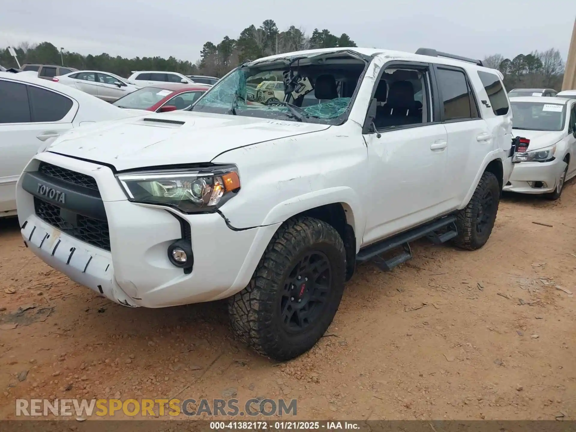 2 Photograph of a damaged car JTERU5JR6R6279255 TOYOTA 4RUNNER 2024