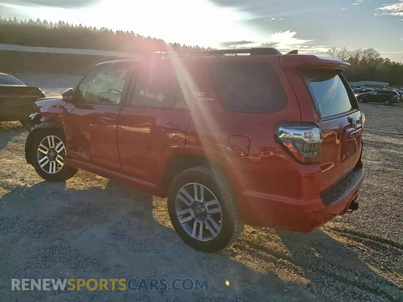 2 Photograph of a damaged car JTESU5JR3R6222710 TOYOTA 4RUNNER 2024