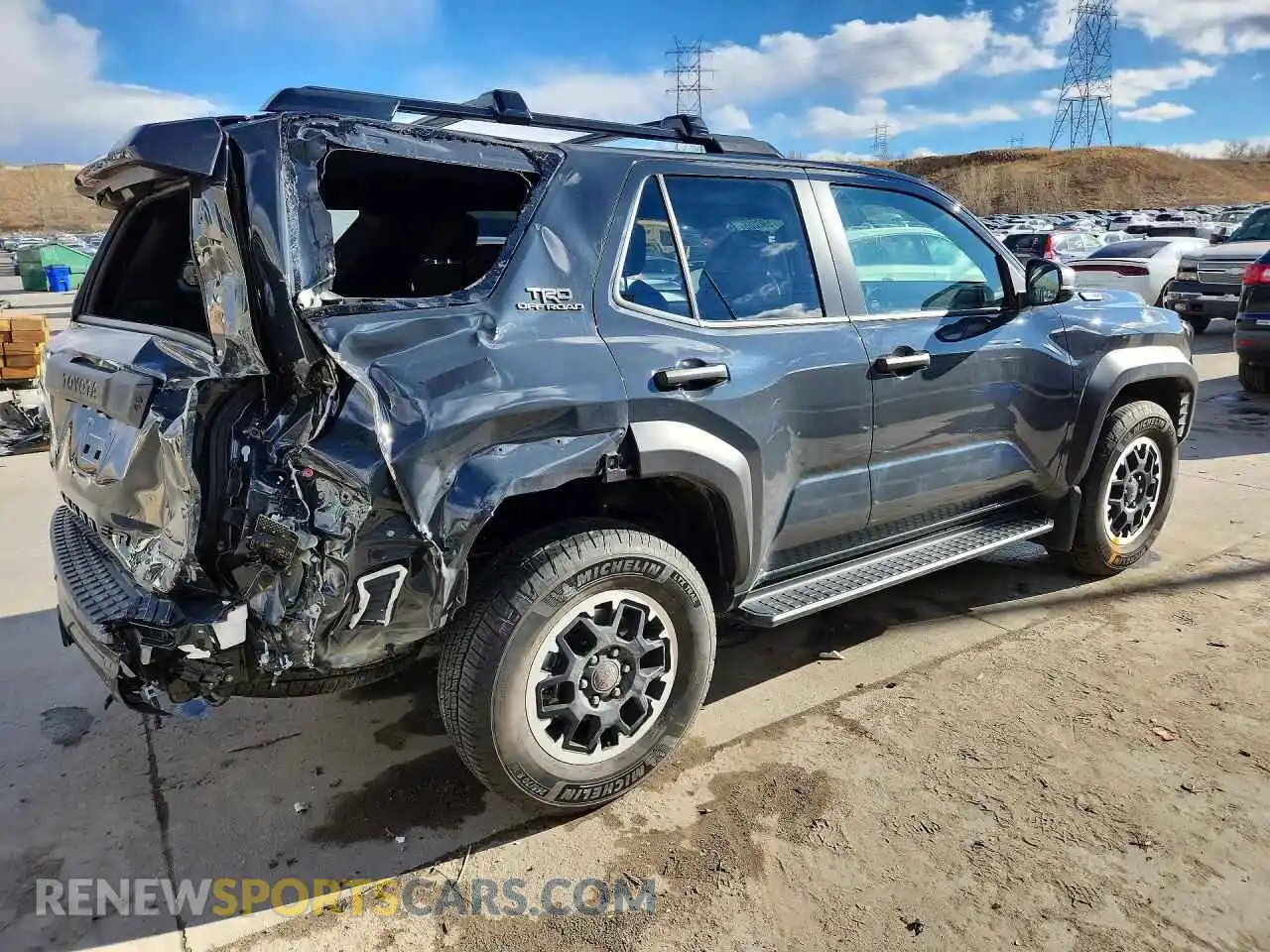 3 Photograph of a damaged car JTEVB5BR7S5006596 TOYOTA 4RUNNER 2025