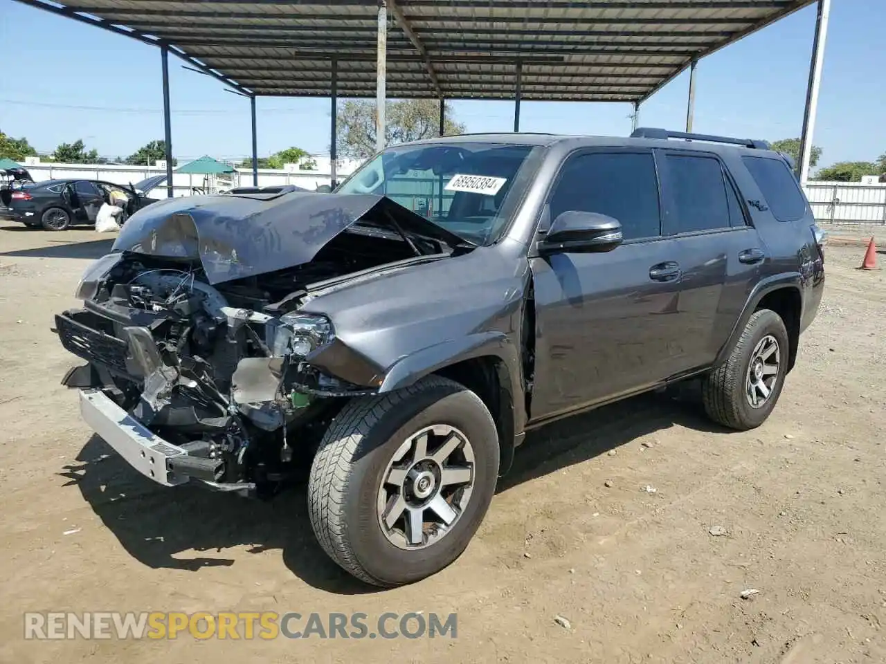 1 fotografías del automóvil dañado JTERU5JR8P6197167 TOYOTA 4RUNNER SE 2023