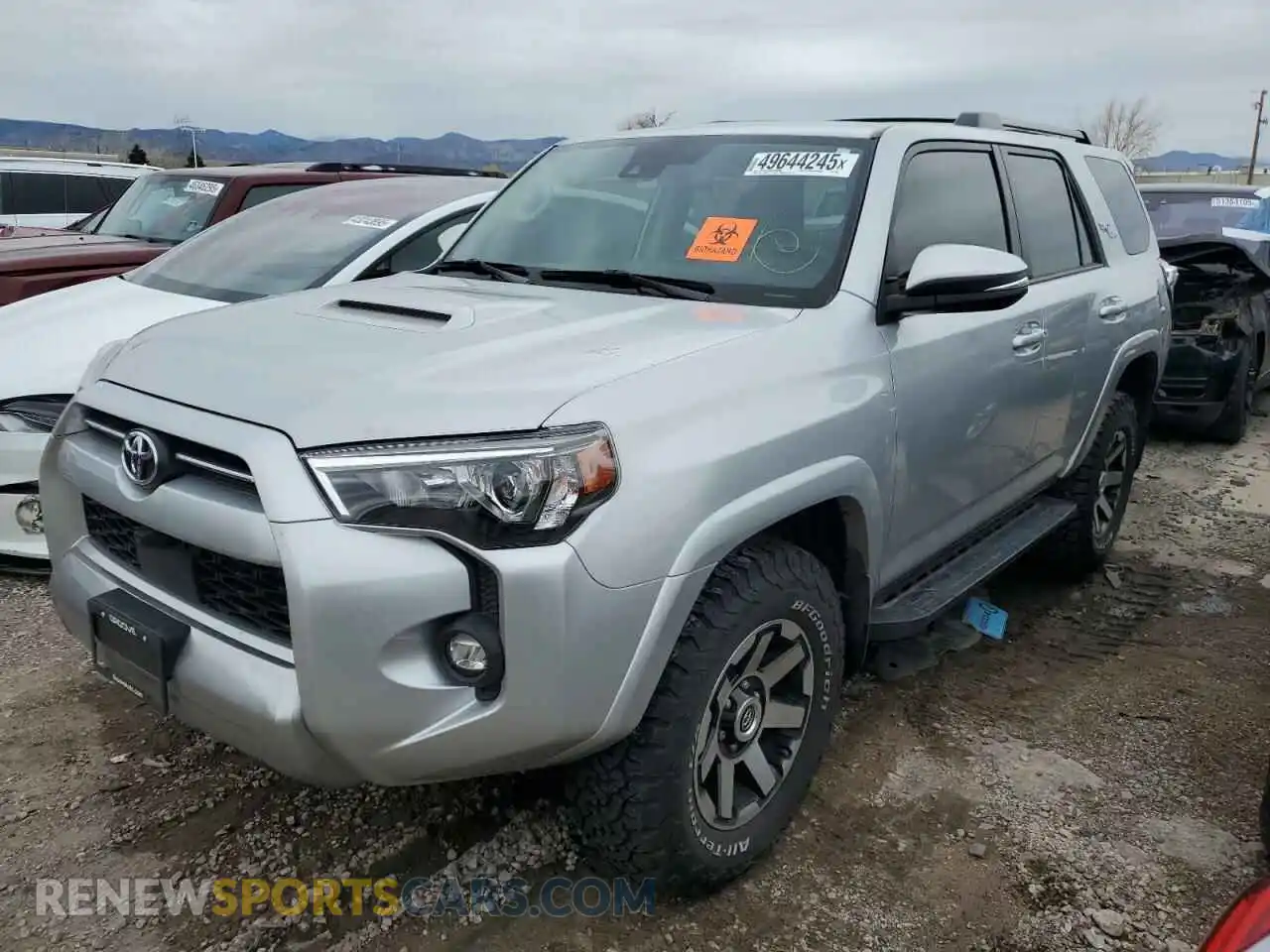 1 fotografías del automóvil dañado JTERU5JR9P6132506 TOYOTA 4RUNNER SE 2023