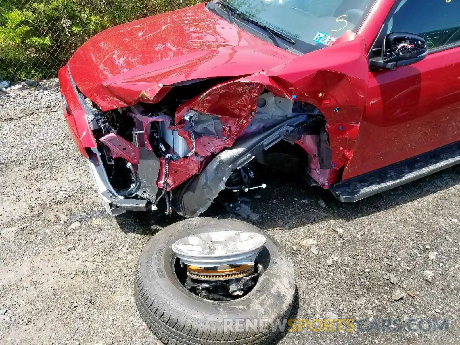 9 Photograph of a damaged car JTEBU5JR7K5700543 TOYOTA 4RUNNER SR 2019