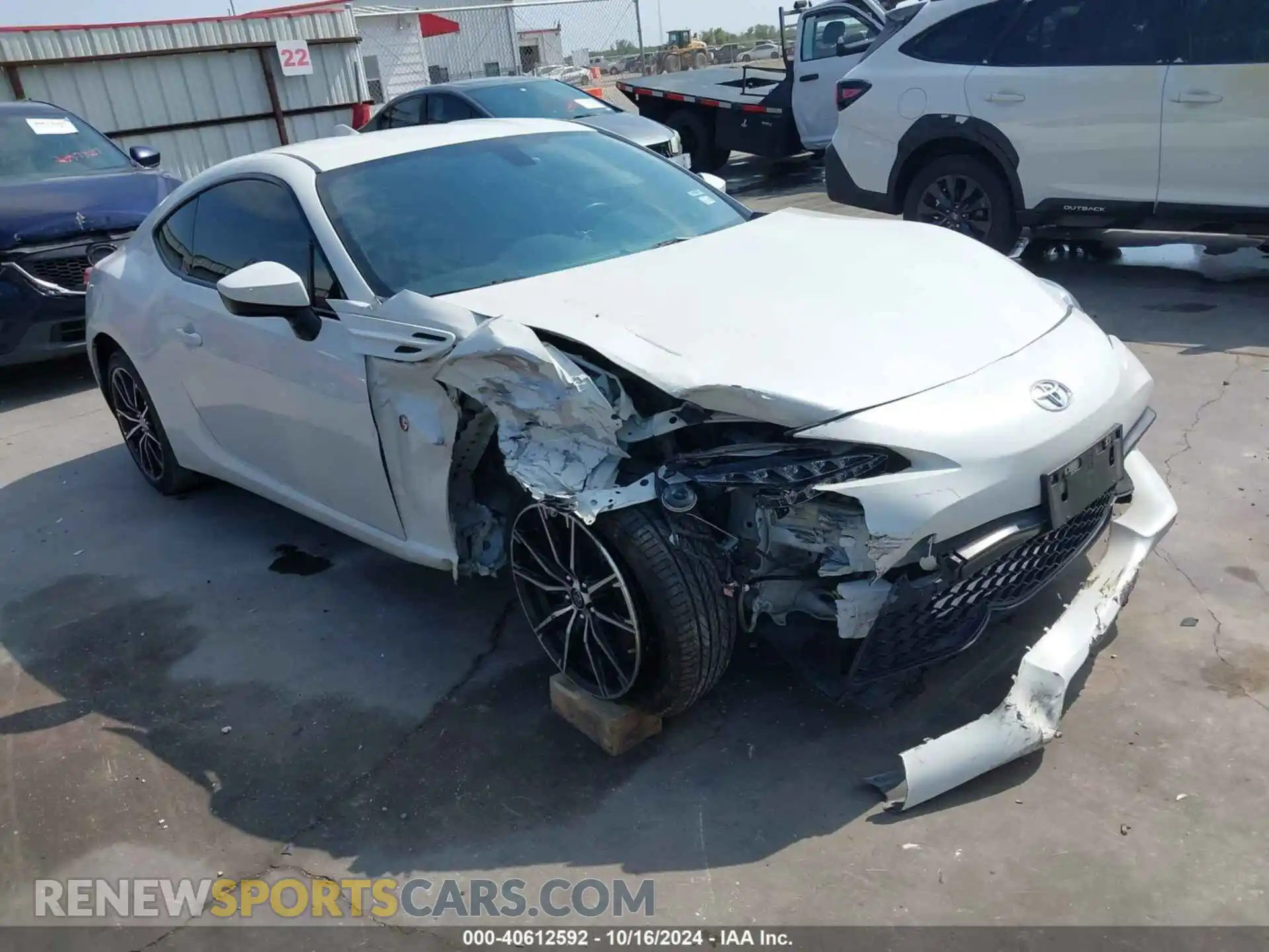 1 Photograph of a damaged car JF1ZNAA10K8700956 TOYOTA 86 2019