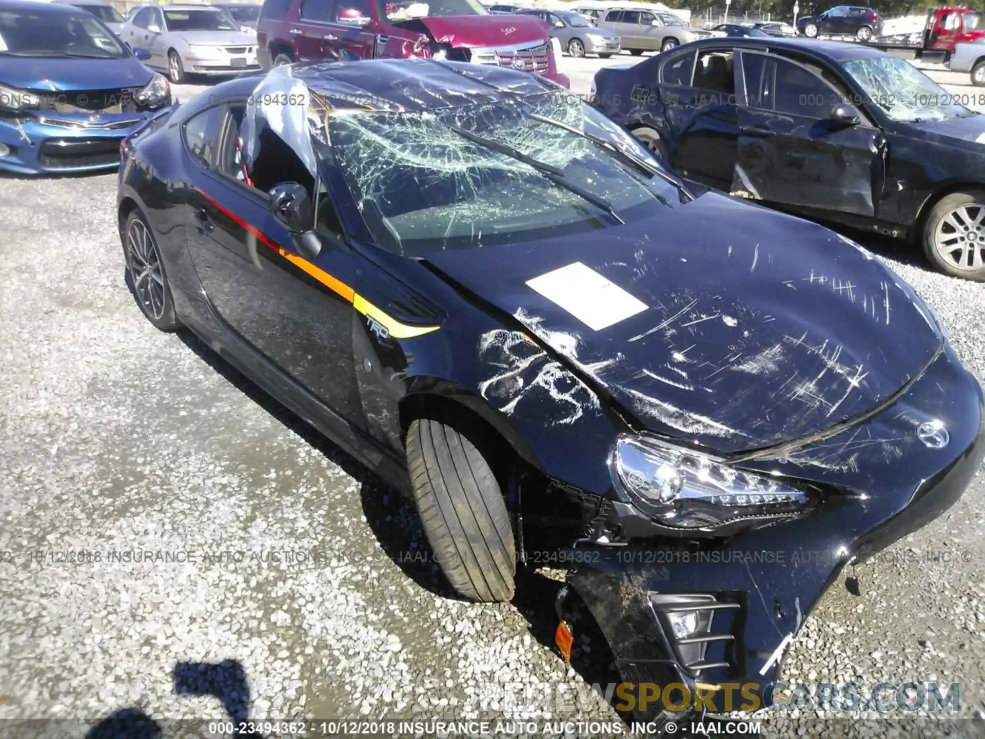 6 Photograph of a damaged car JF1ZNAE11K9700811 TOYOTA 86 2019