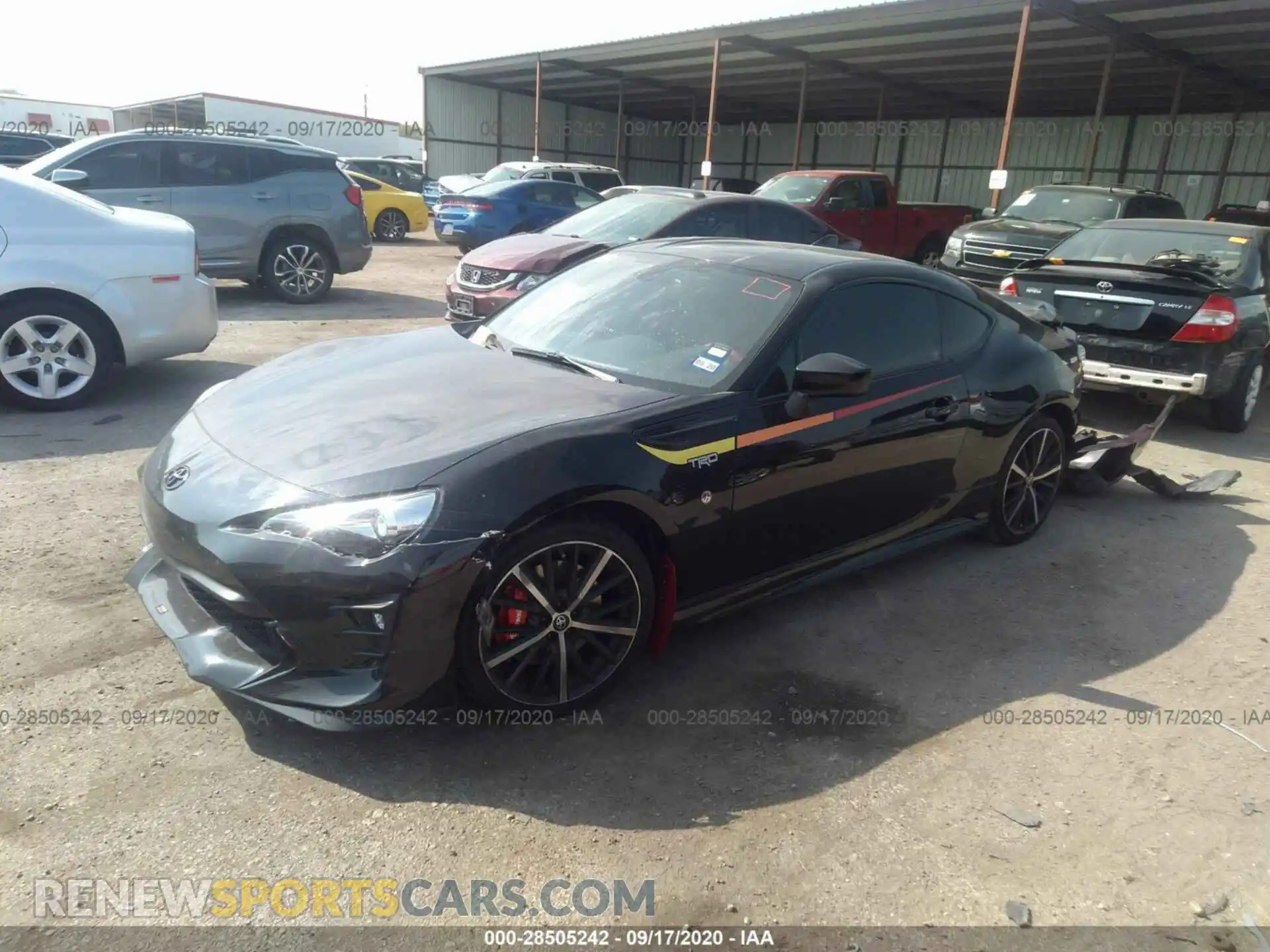 2 Photograph of a damaged car JF1ZNAE16K9702649 TOYOTA 86 2019