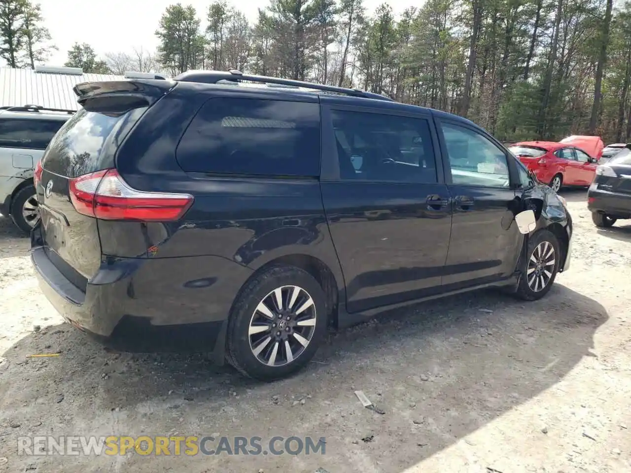 3 Photograph of a damaged car 5TDJZ3DC1KS222837 TOYOTA All Models 2019