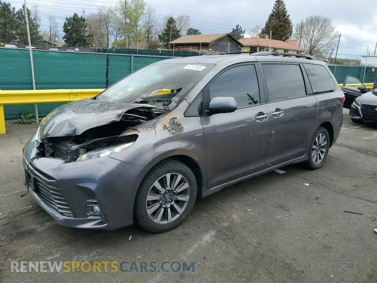 1 Photograph of a damaged car 5TDDZ3DC0LS242575 TOYOTA All Models 2020