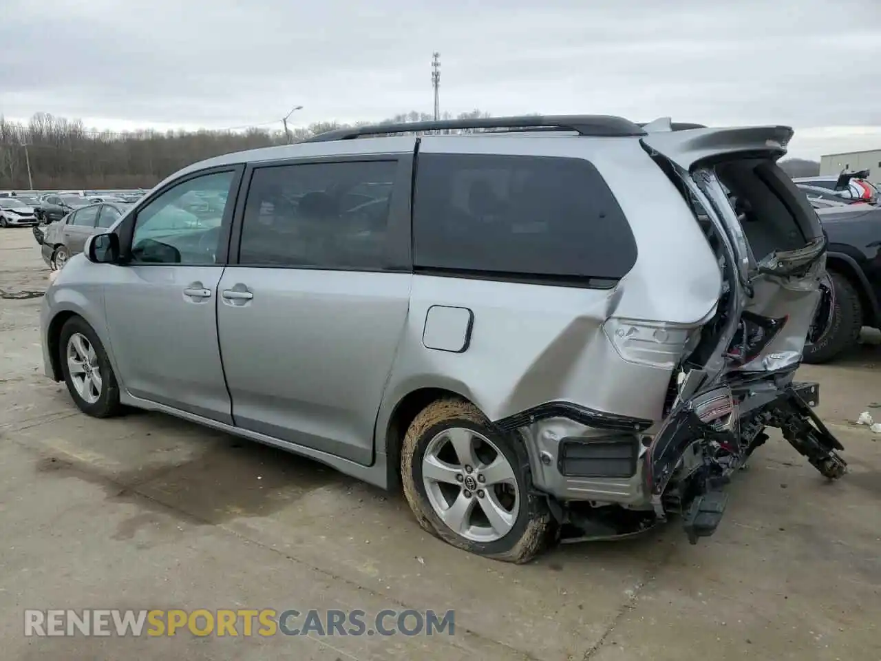 2 Photograph of a damaged car 5TDKZ3DC1LS076154 TOYOTA All Models 2020