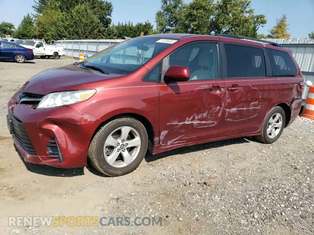 1 Photograph of a damaged car 5TDKZ3DC7LS051730 TOYOTA All Models 2020
