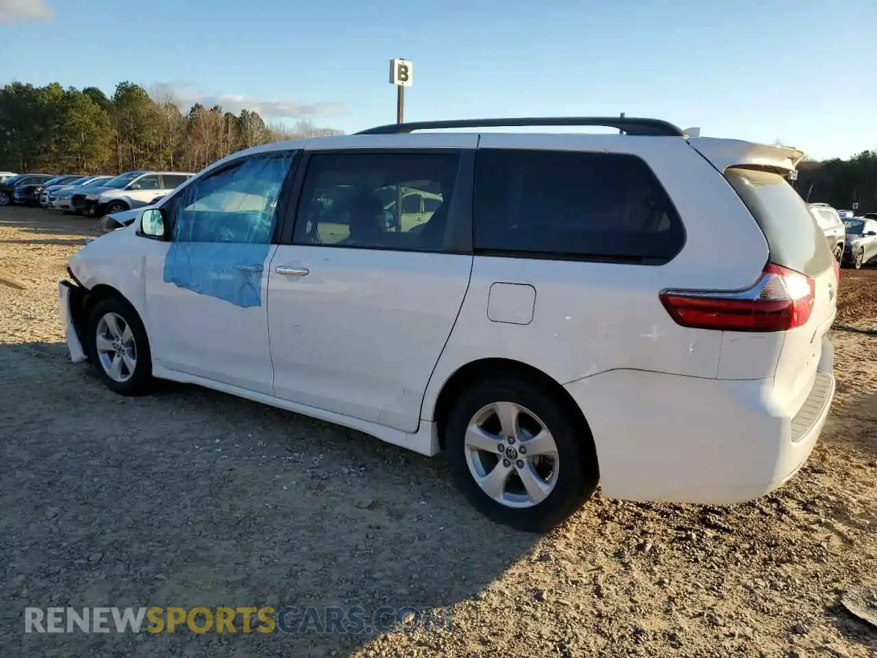 2 Photograph of a damaged car 5TDKZ3DC7LS062145 TOYOTA All Models 2020