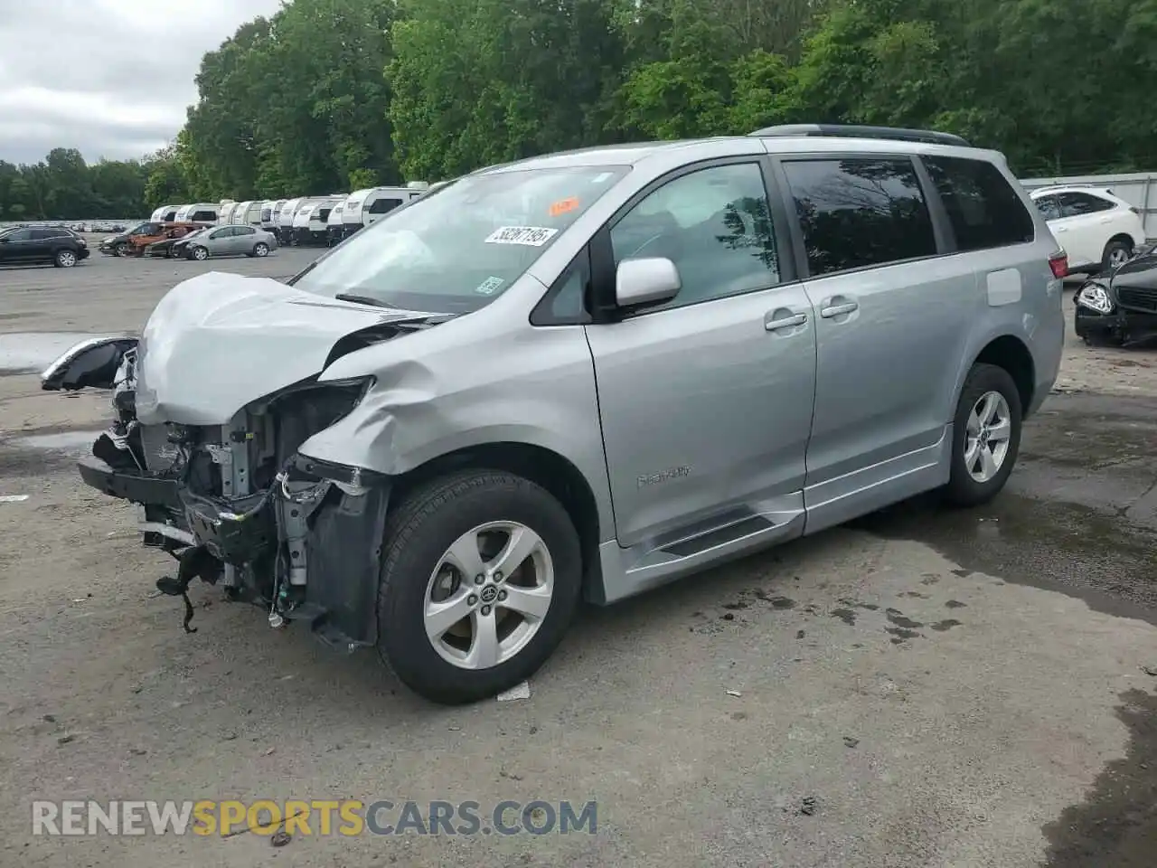 1 Photograph of a damaged car 5TDKZ3DC8LS068472 TOYOTA All Models 2020