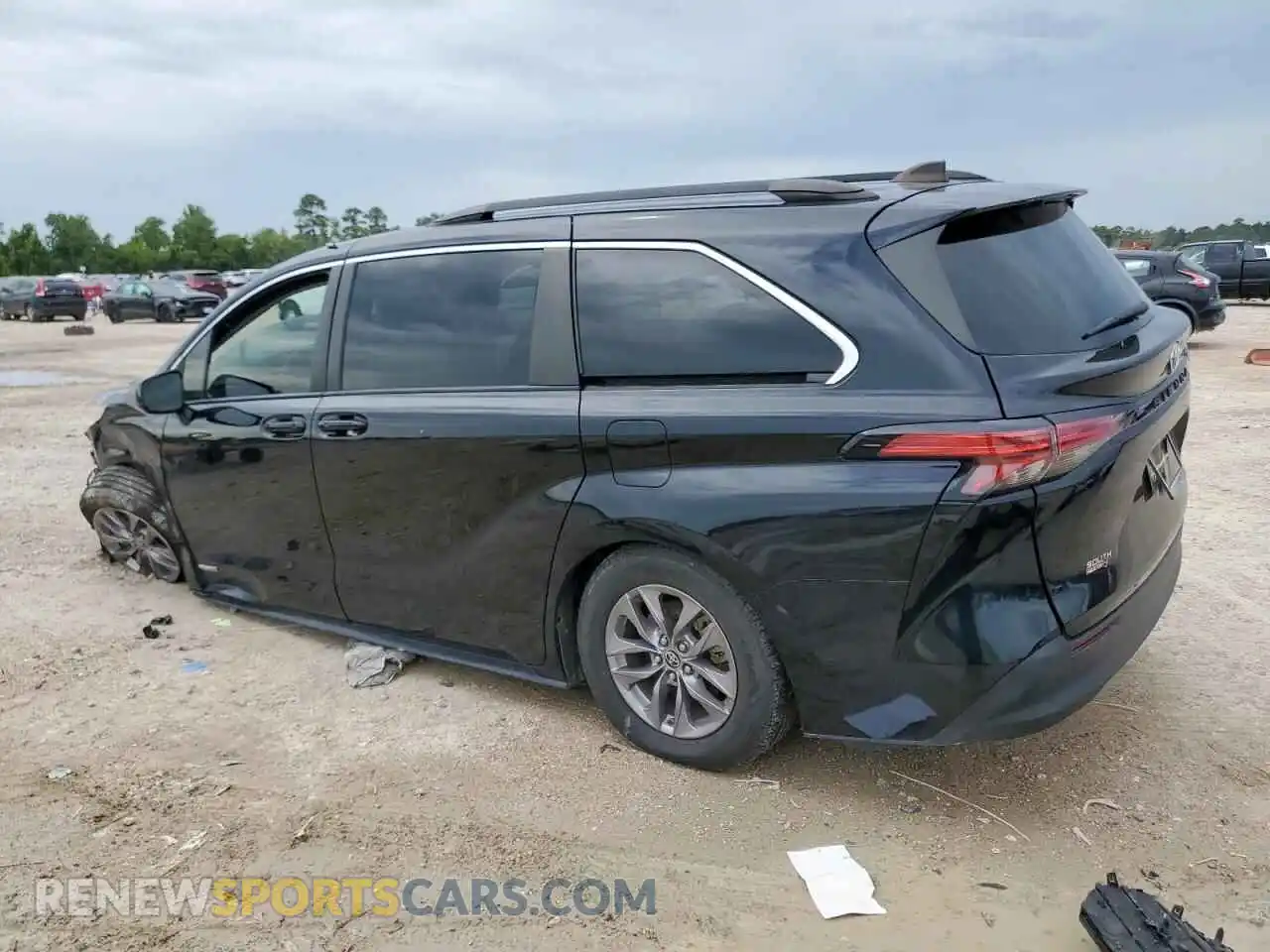 2 Photograph of a damaged car 5TDBRKEC0MS036240 TOYOTA All Models 2021