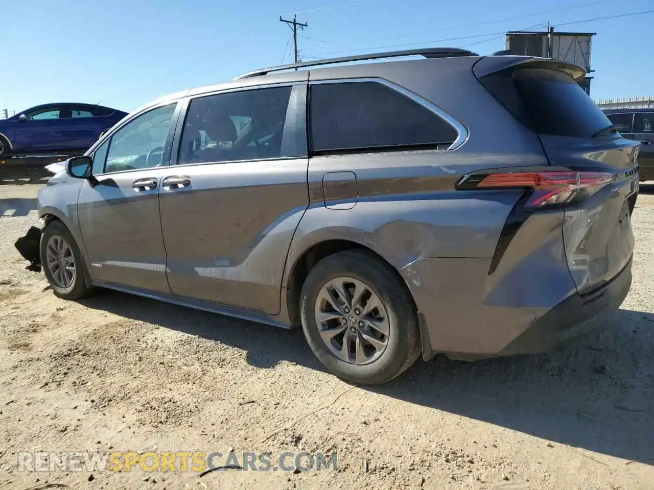 2 Photograph of a damaged car 5TDBRKEC1MS055413 TOYOTA All Models 2021