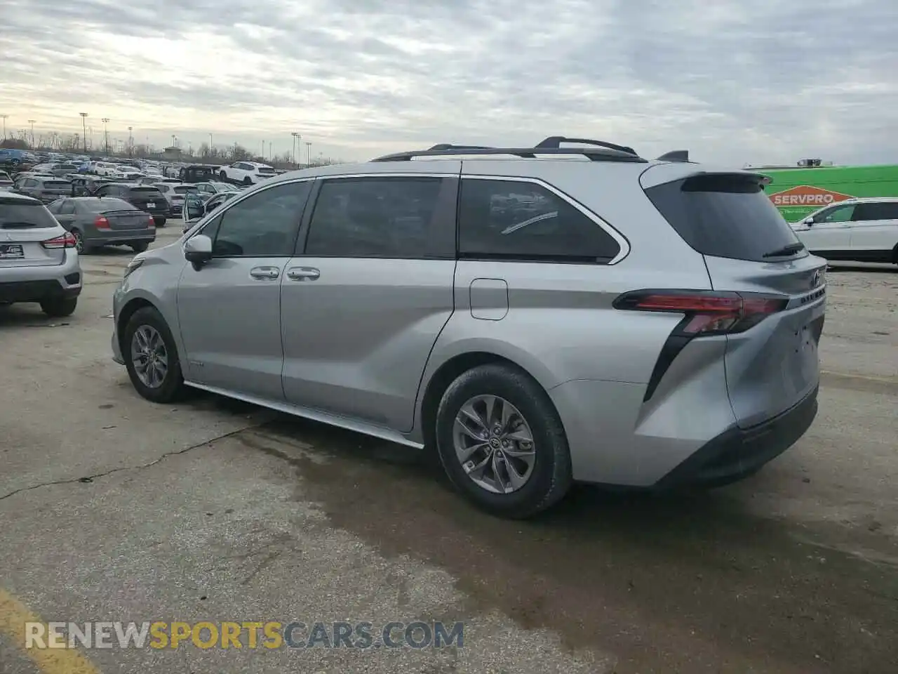 2 Photograph of a damaged car 5TDBRKEC2MS031556 TOYOTA All Models 2021