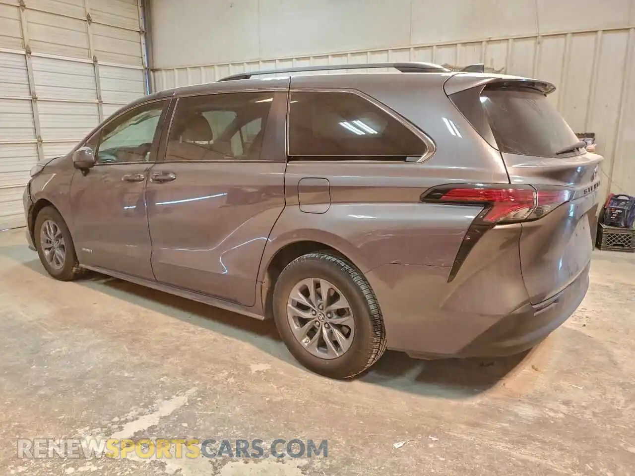 2 Photograph of a damaged car 5TDBRKEC4MS048973 TOYOTA All Models 2021