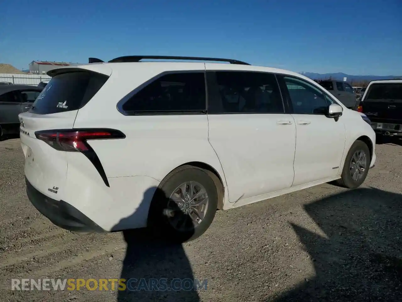 3 Photograph of a damaged car 5TDBRKECXMS006842 TOYOTA All Models 2021