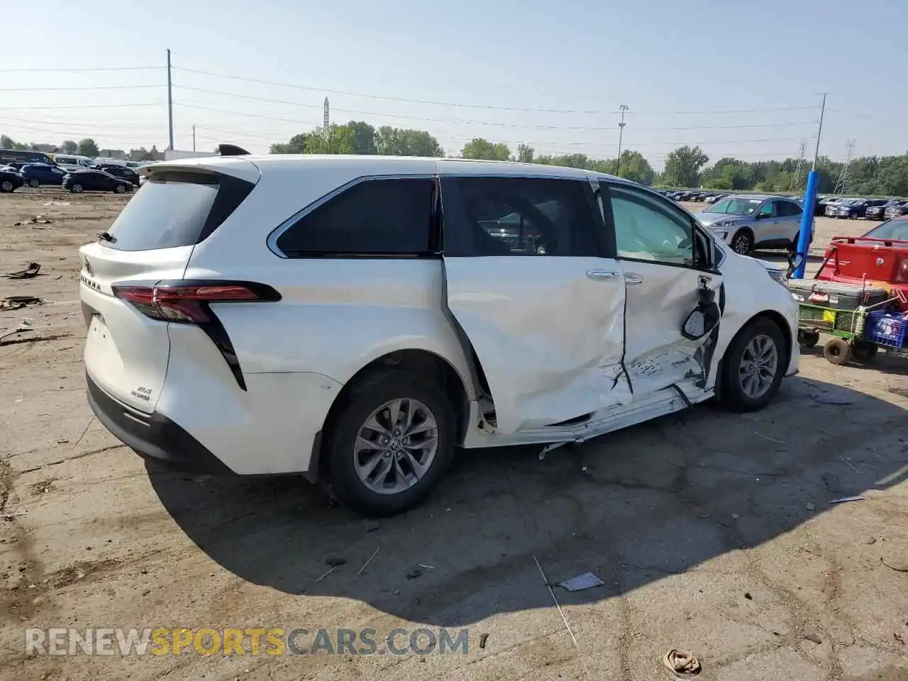 3 Фотография поврежденного автомобиля 5TDGRKECXMS001825 TOYOTA All Models 2021