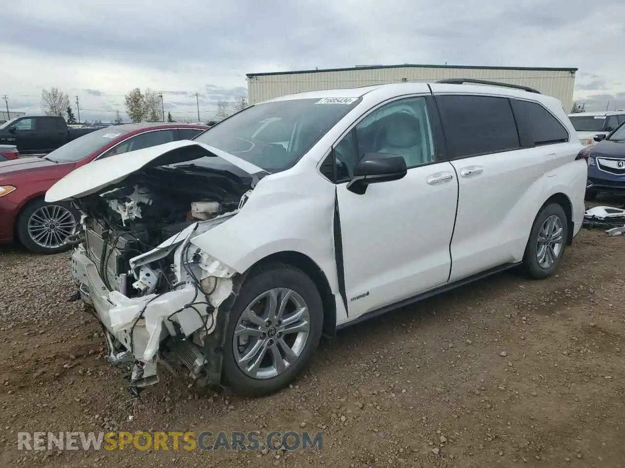 1 Photograph of a damaged car 5TDGSKFC3MS002026 TOYOTA All Models 2021
