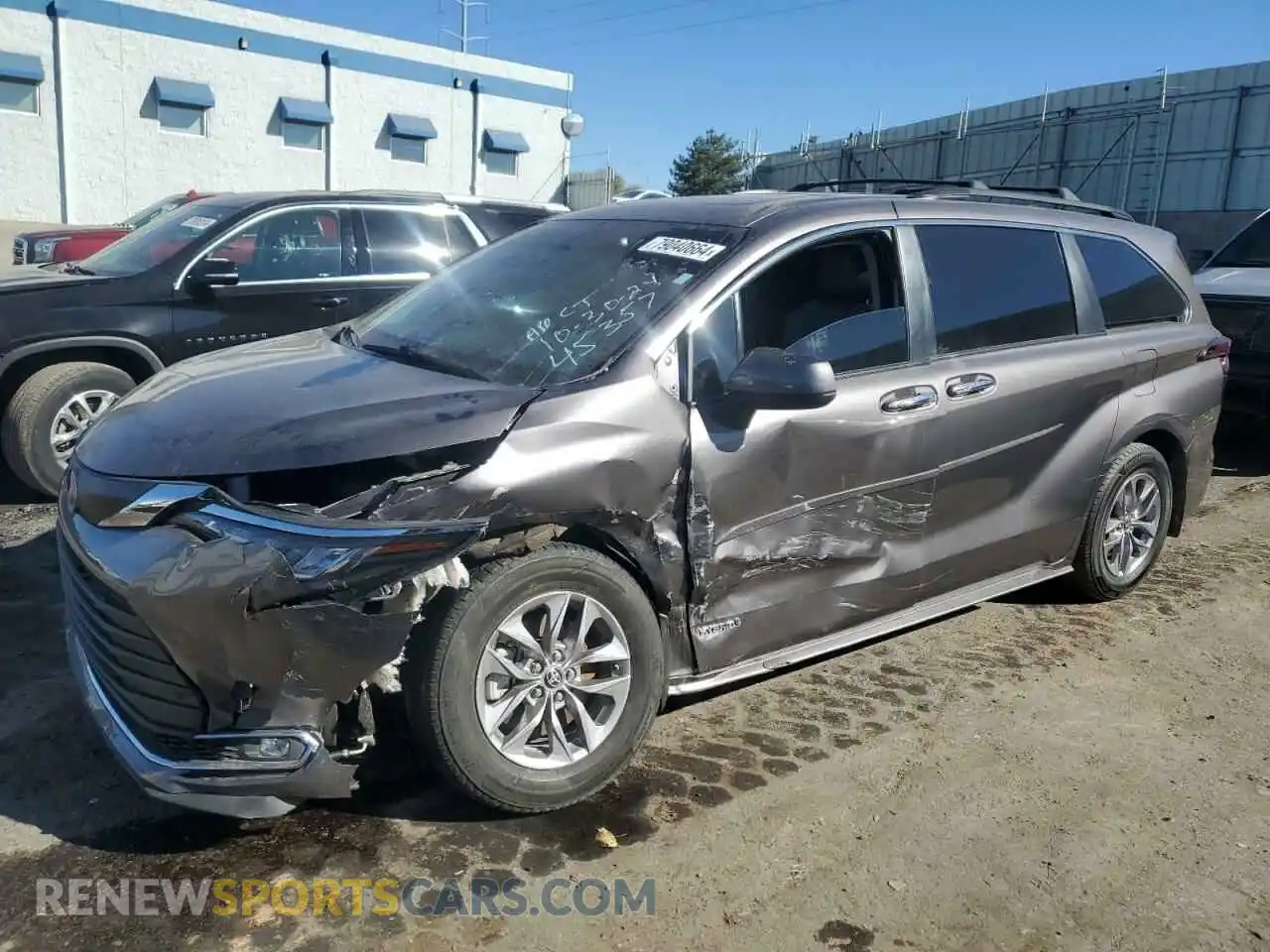 1 fotografías del automóvil dañado 5TDJRKEC4MS020439 TOYOTA All Models 2021