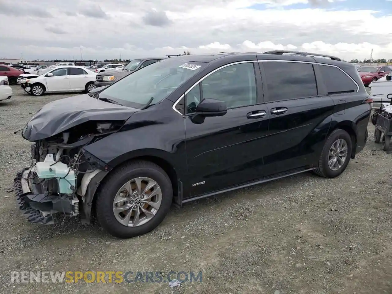 1 fotografías del automóvil dañado 5TDJRKEC4MS054171 TOYOTA All Models 2021