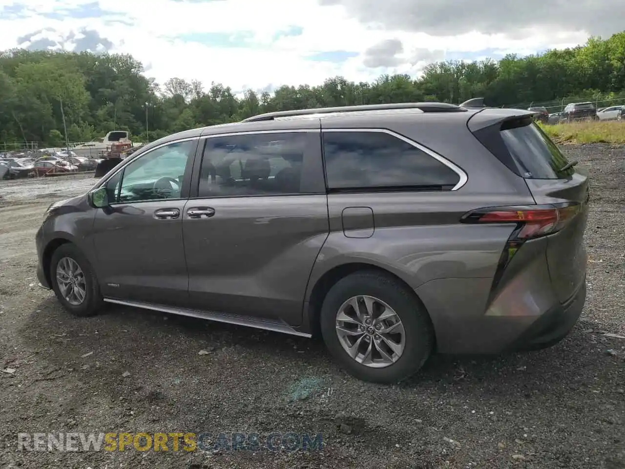2 Фотография поврежденного автомобиля 5TDJRKEC6MS016893 TOYOTA All Models 2021