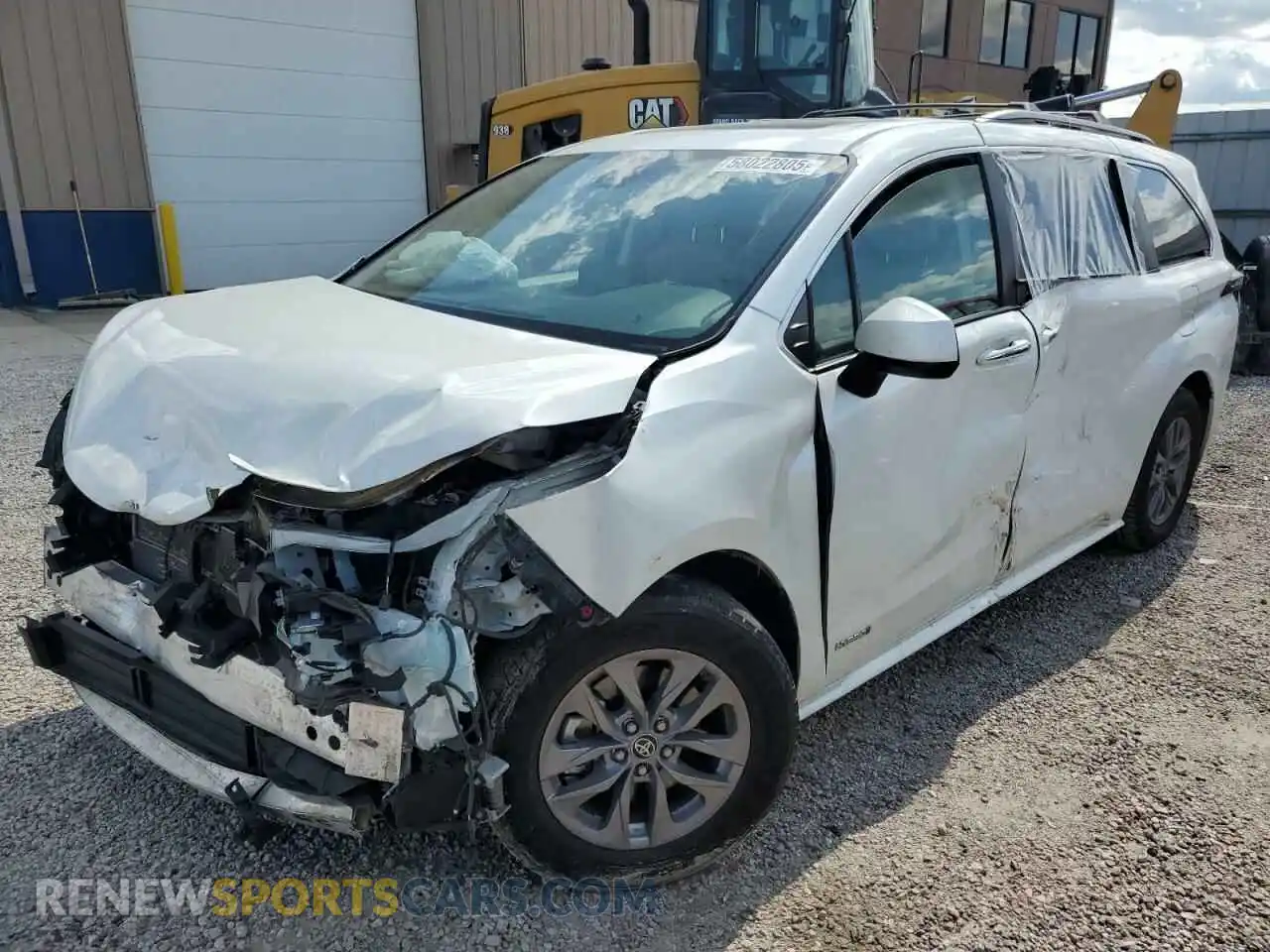 1 Фотография поврежденного автомобиля 5TDJRKECXMS062260 TOYOTA All Models 2021