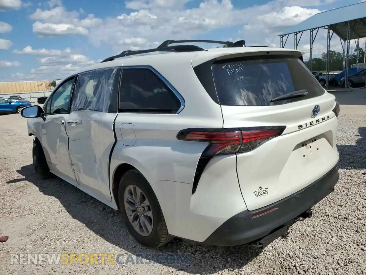 2 Фотография поврежденного автомобиля 5TDJRKECXMS062260 TOYOTA All Models 2021