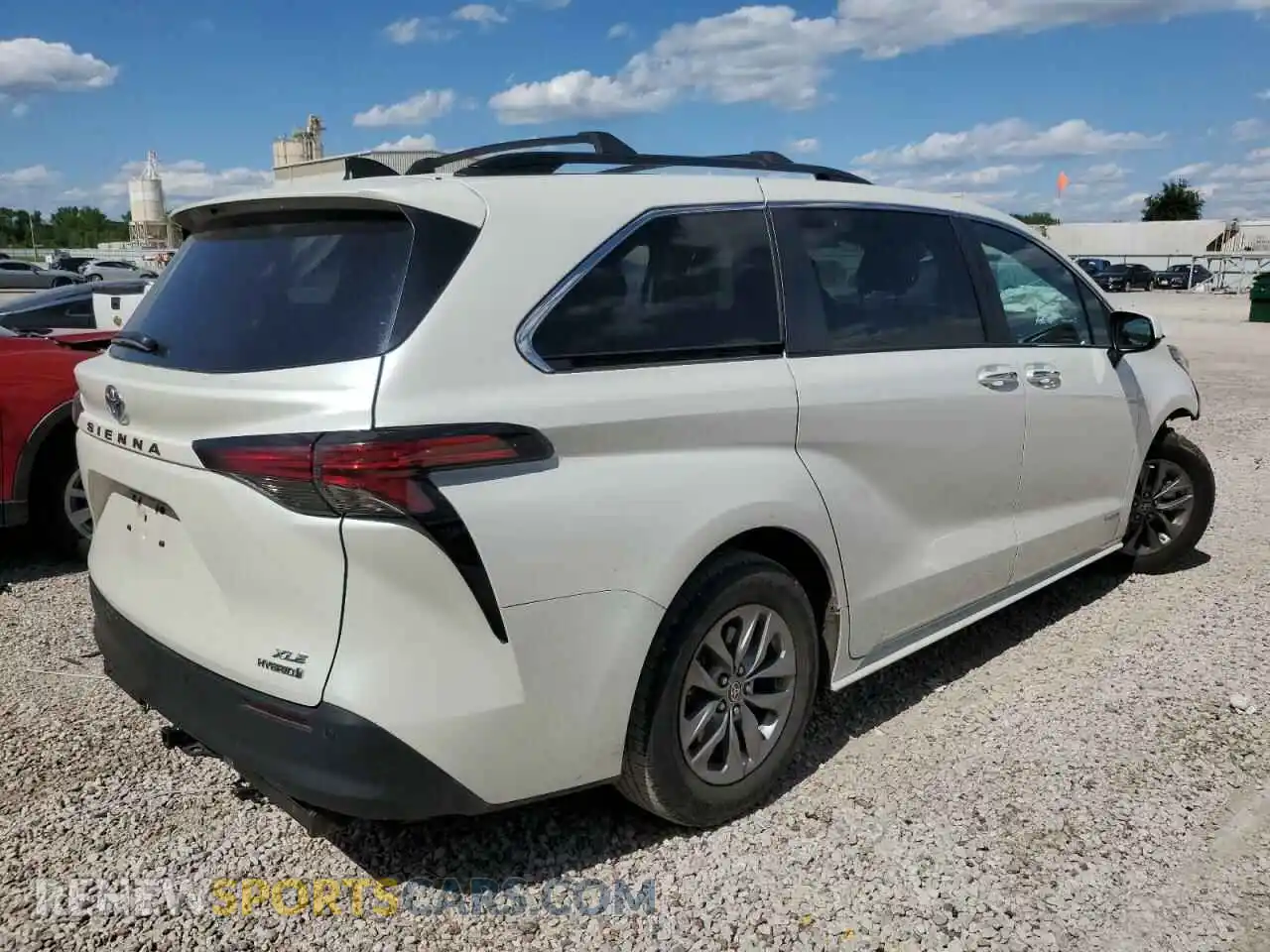3 Фотография поврежденного автомобиля 5TDJRKECXMS062260 TOYOTA All Models 2021