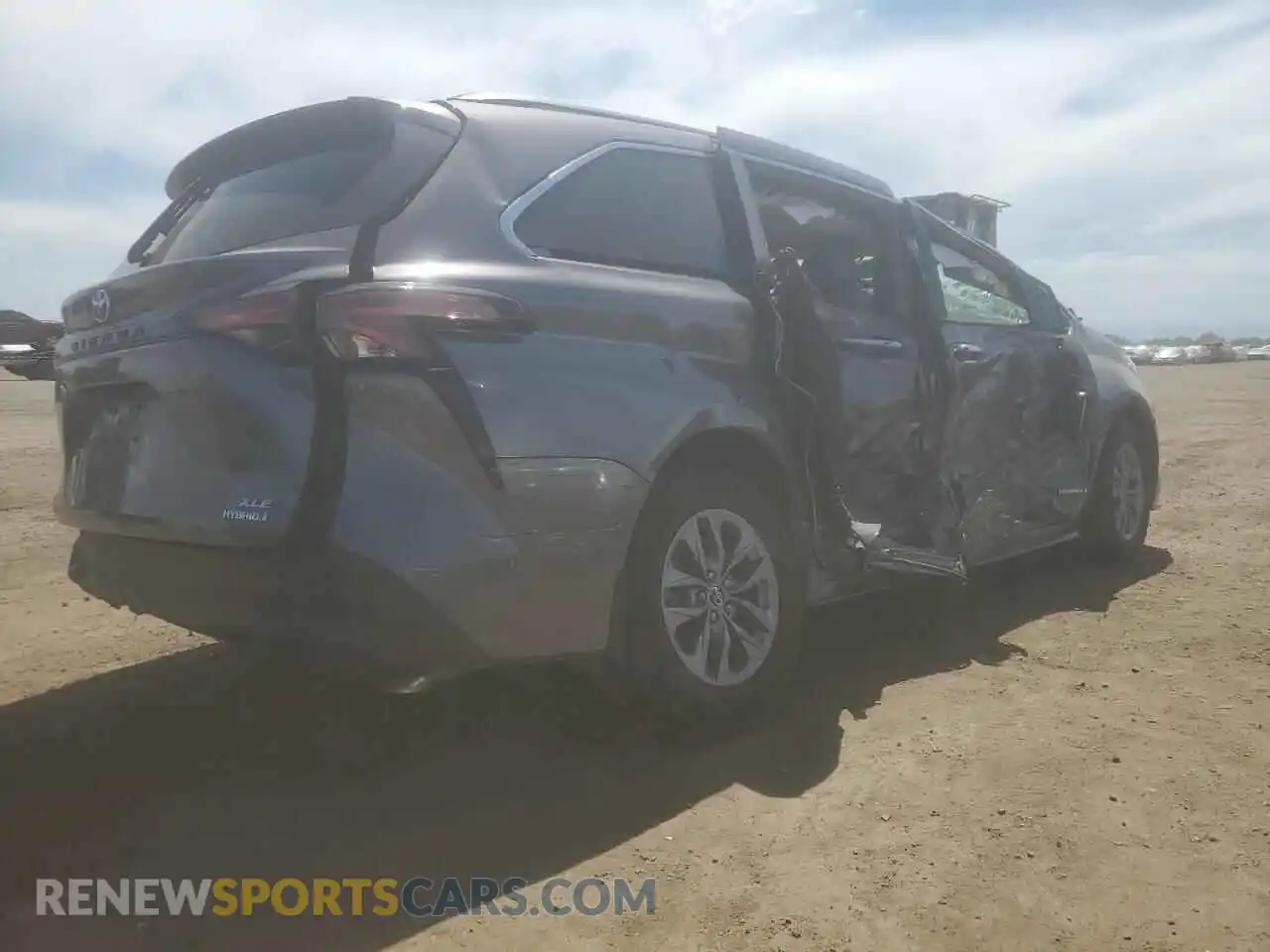 3 fotografías del automóvil dañado 5TDJSKFC5MS024356 TOYOTA All Models 2021