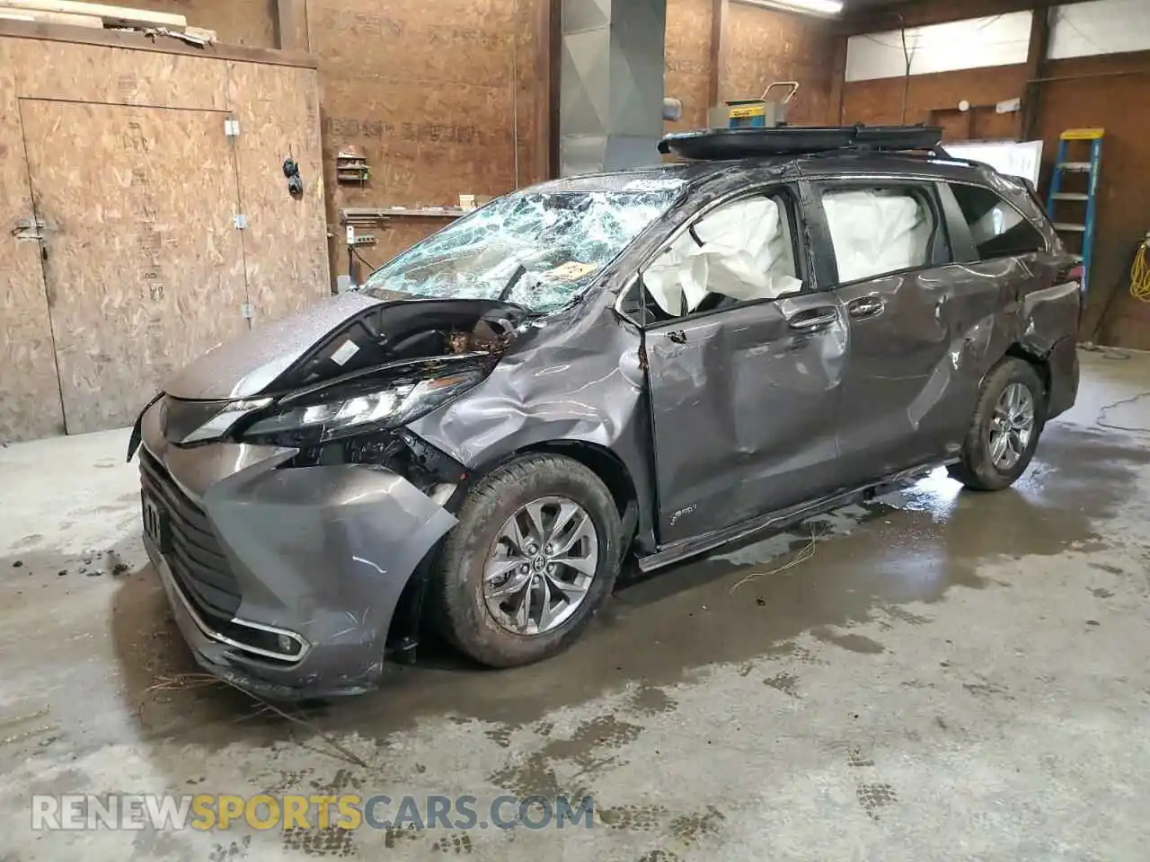 1 Photograph of a damaged car 5TDJSKFC7MS014590 TOYOTA All Models 2021