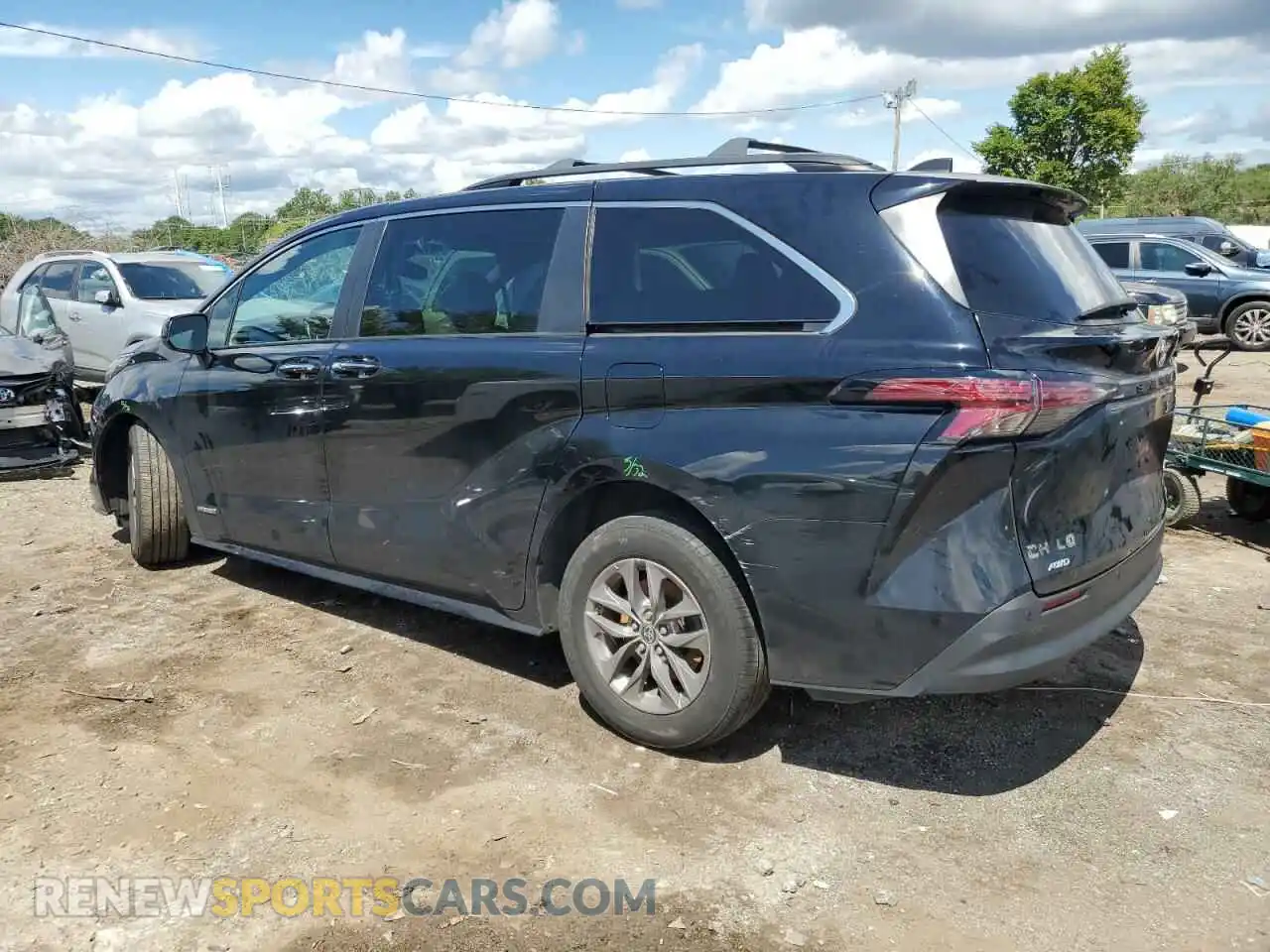 2 Photograph of a damaged car 5TDJSKFC8MS023900 TOYOTA All Models 2021