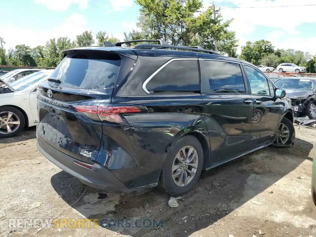 3 Photograph of a damaged car 5TDJSKFC8MS023900 TOYOTA All Models 2021