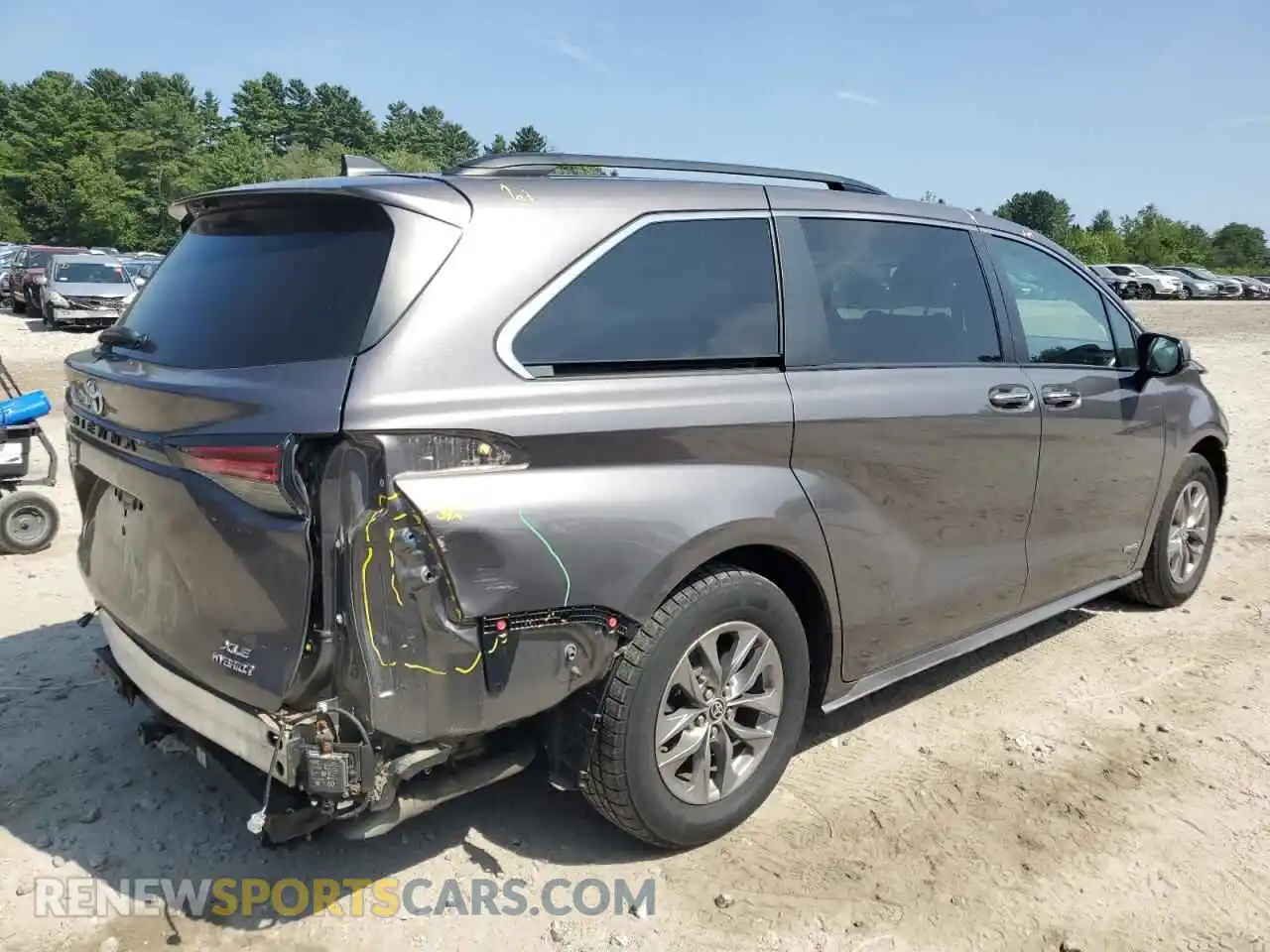 3 Photograph of a damaged car 5TDJSKFCXMS031657 TOYOTA All Models 2021
