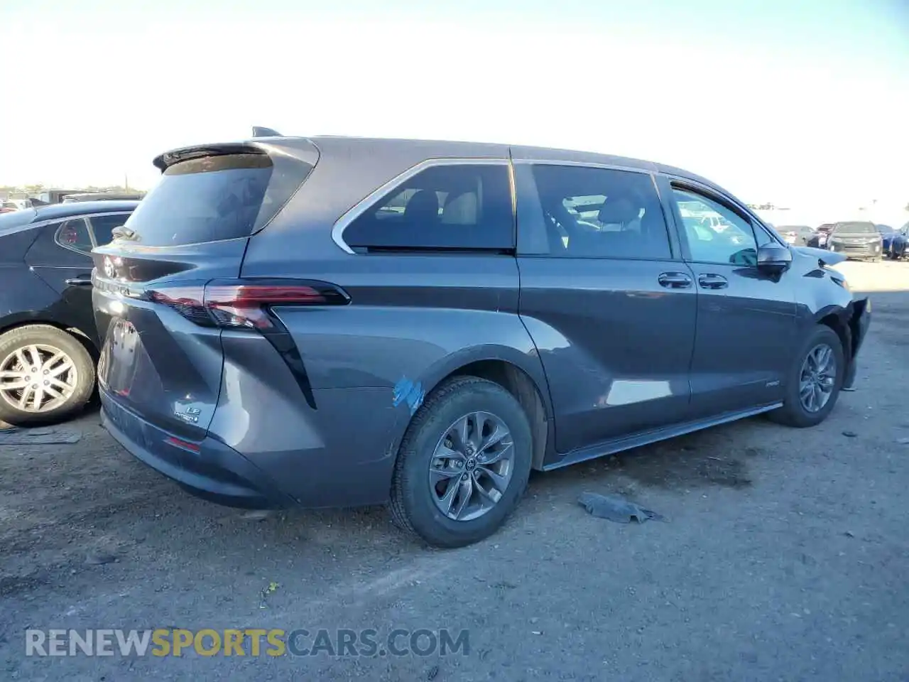 3 Photograph of a damaged car 5TDKRKEC0MS026534 TOYOTA All Models 2021