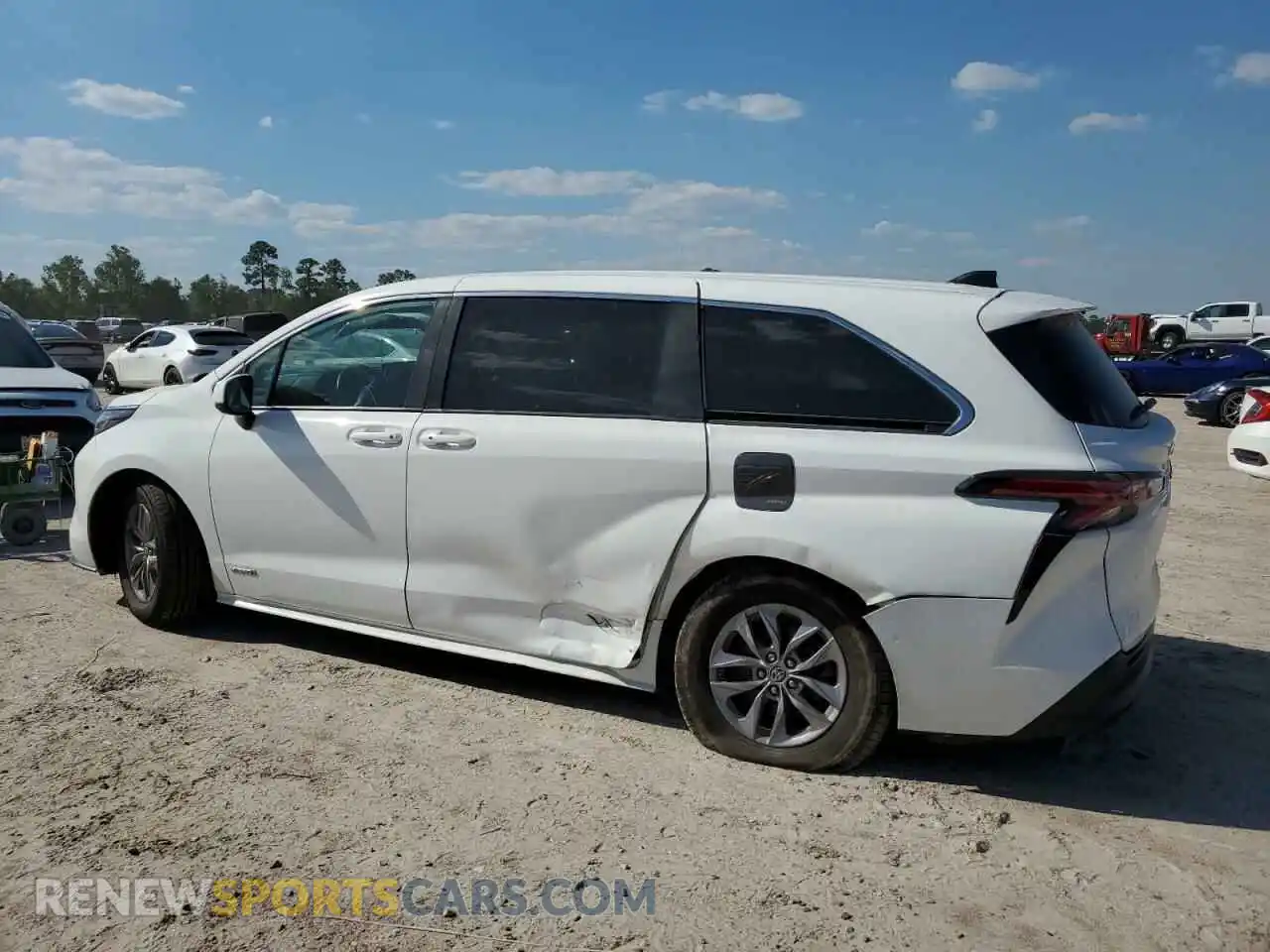 2 Photograph of a damaged car 5TDKRKEC0MS042376 TOYOTA All Models 2021