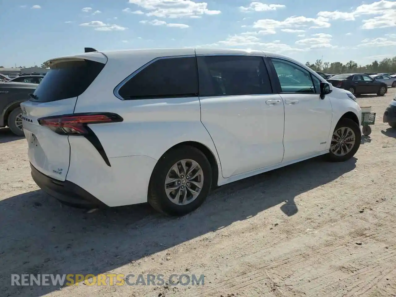 3 Photograph of a damaged car 5TDKRKEC0MS042376 TOYOTA All Models 2021