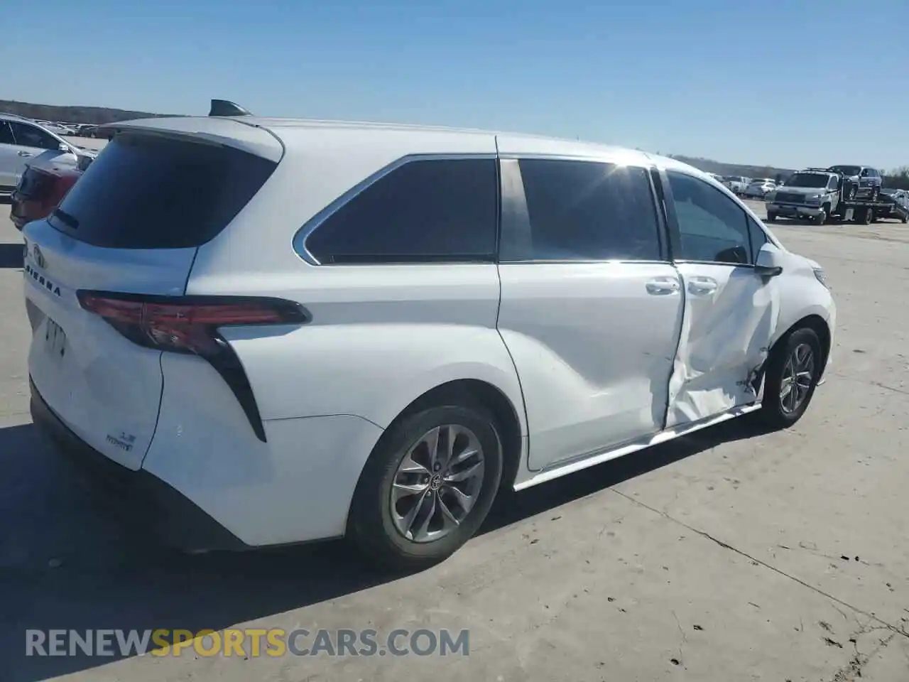 3 Photograph of a damaged car 5TDKRKEC1MS044914 TOYOTA All Models 2021