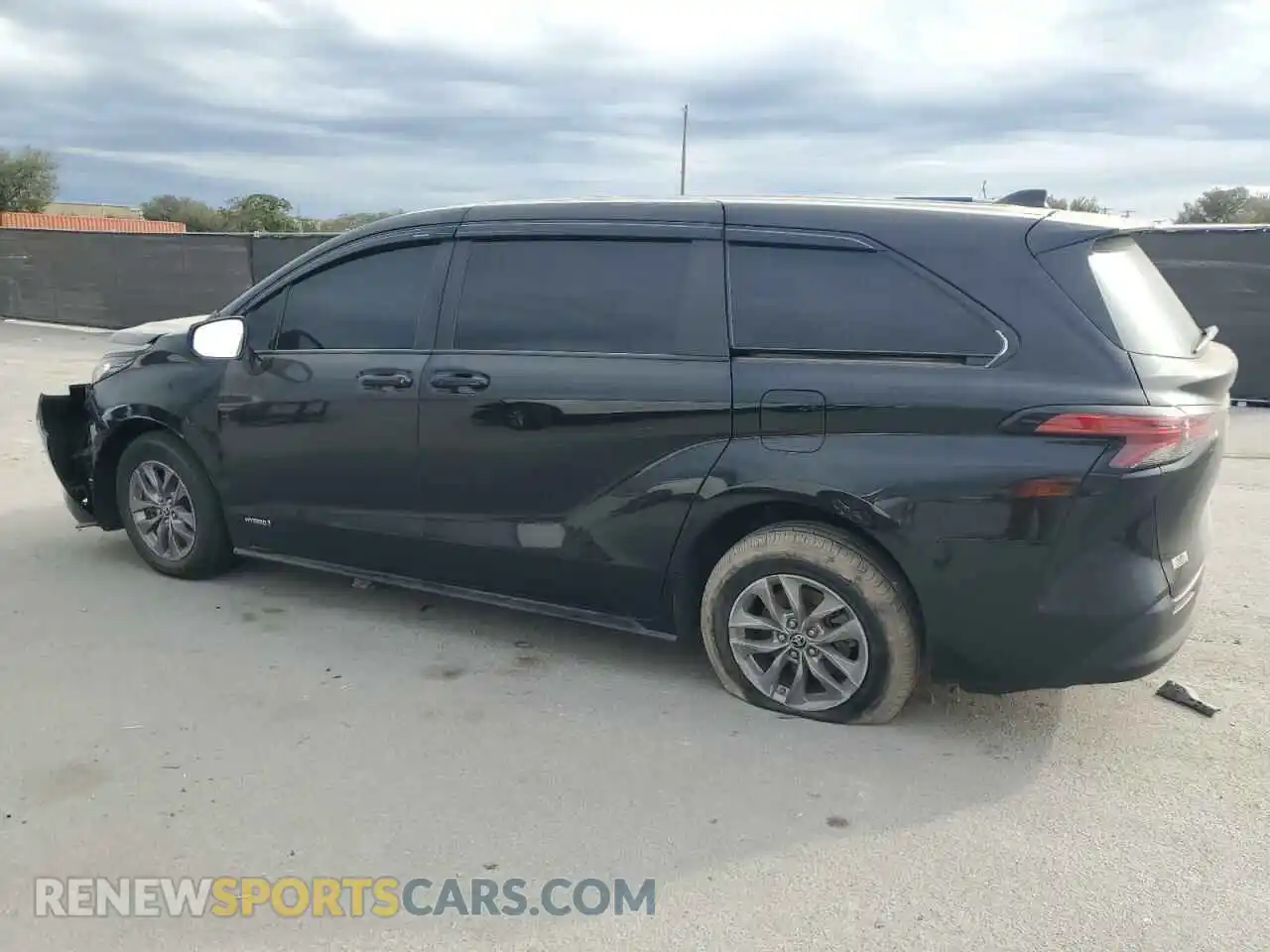 2 Photograph of a damaged car 5TDKRKEC1MS047795 TOYOTA All Models 2021
