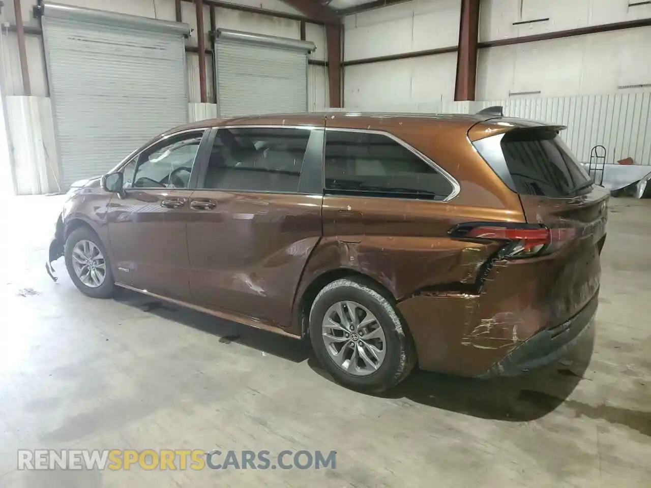 2 Photograph of a damaged car 5TDKRKEC2MS038894 TOYOTA All Models 2021