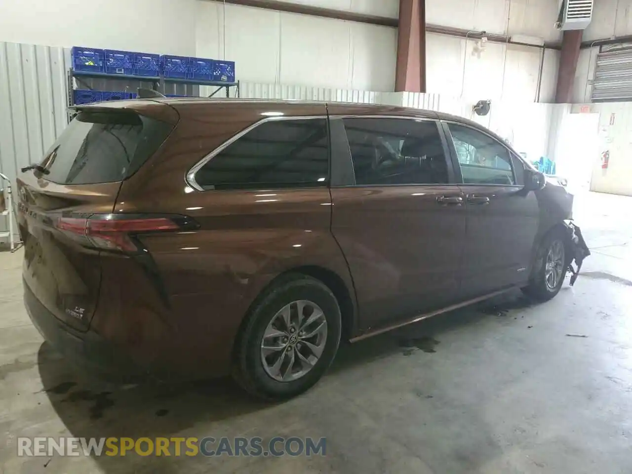 3 Photograph of a damaged car 5TDKRKEC2MS038894 TOYOTA All Models 2021