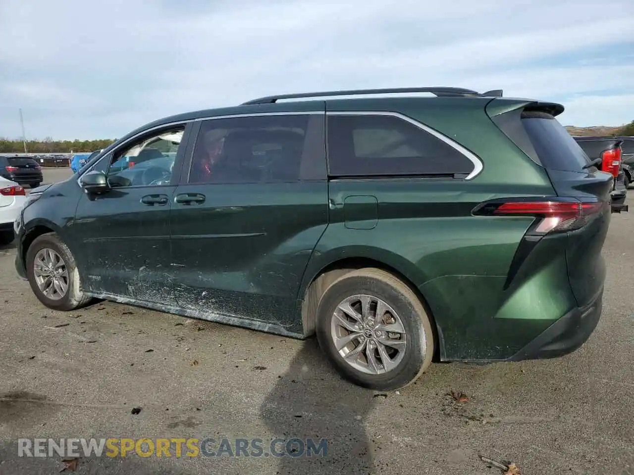 2 Photograph of a damaged car 5TDKRKEC2MS067392 TOYOTA All Models 2021