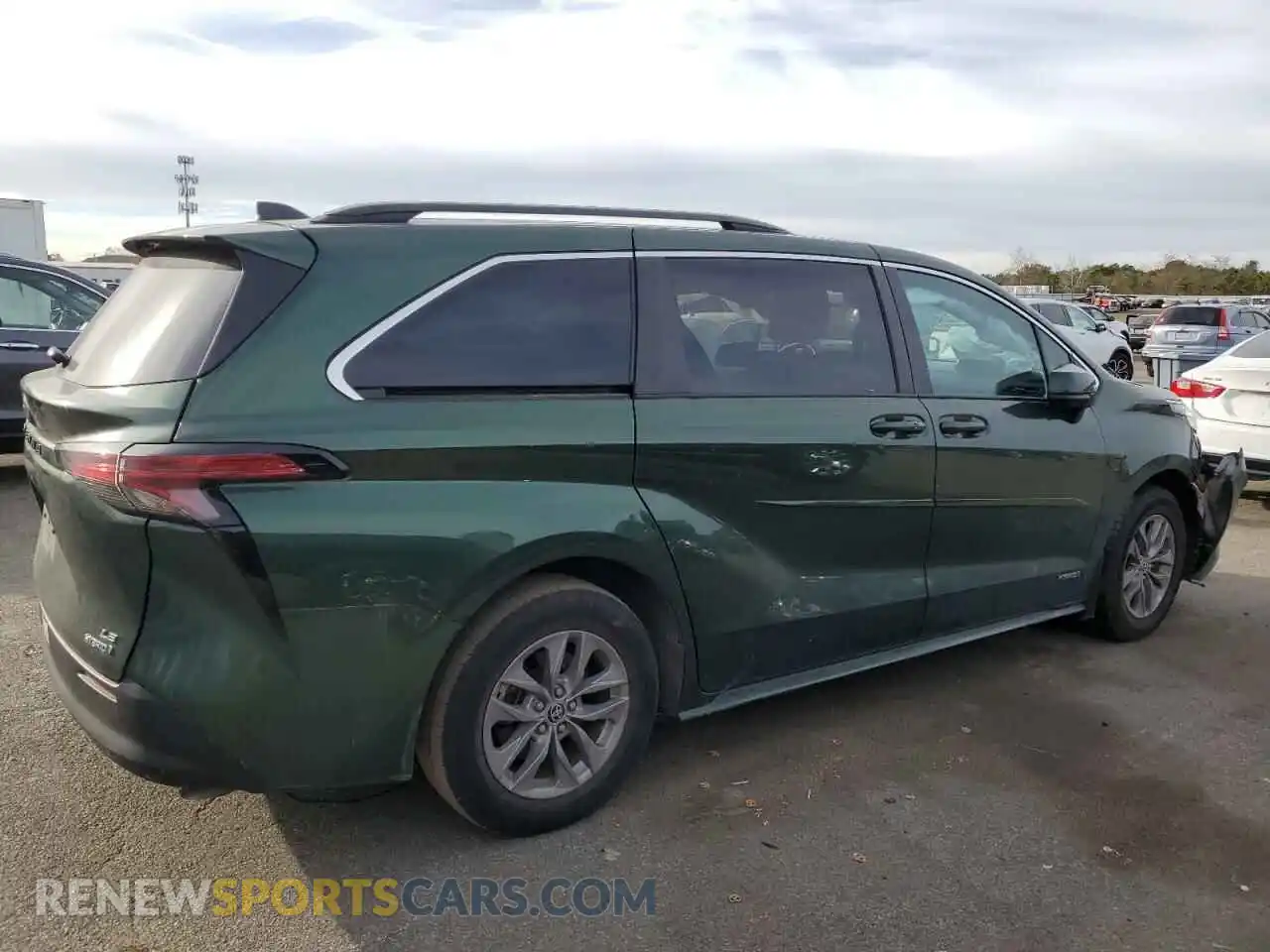 3 Photograph of a damaged car 5TDKRKEC2MS067392 TOYOTA All Models 2021